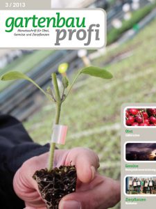 Titelseite des Magazins "gartenbau profis"