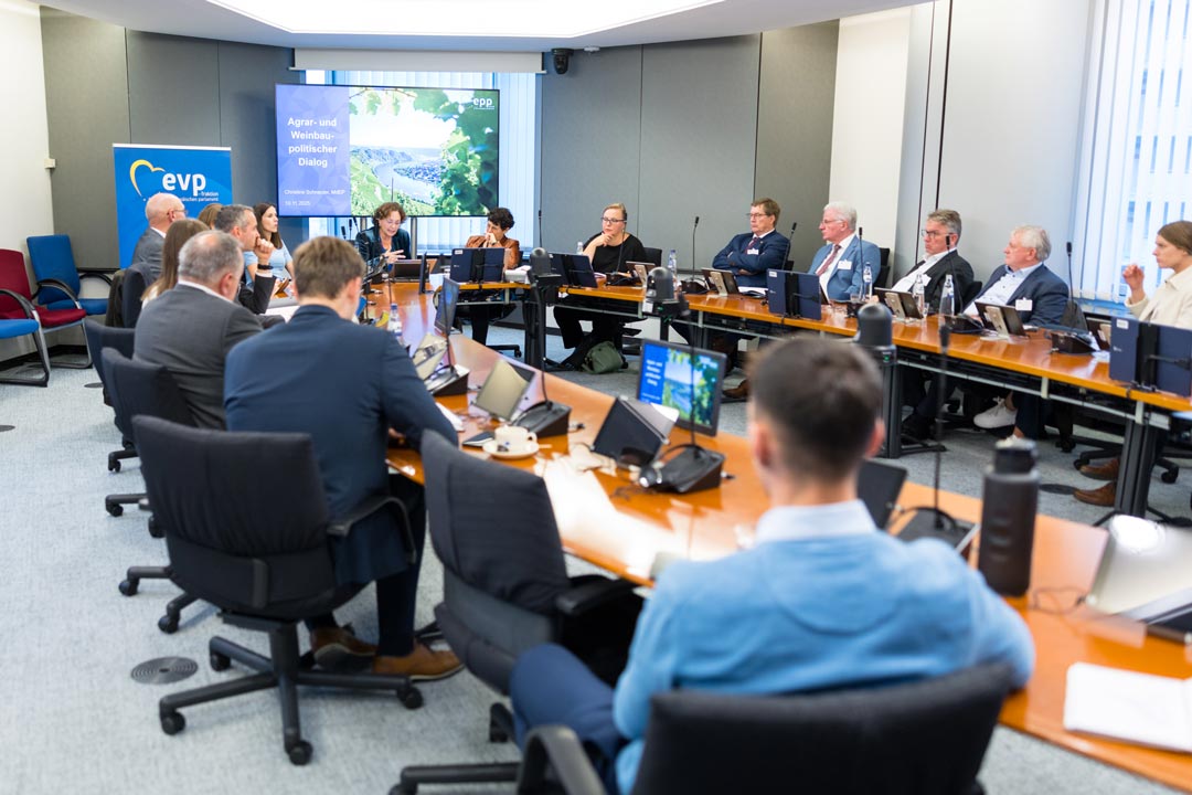 Weinpaket und Zukunft der Gemeinsamen Agrarpolitik im Fokus Agrar- und weinbaupolitischer Dialog in Brüssel